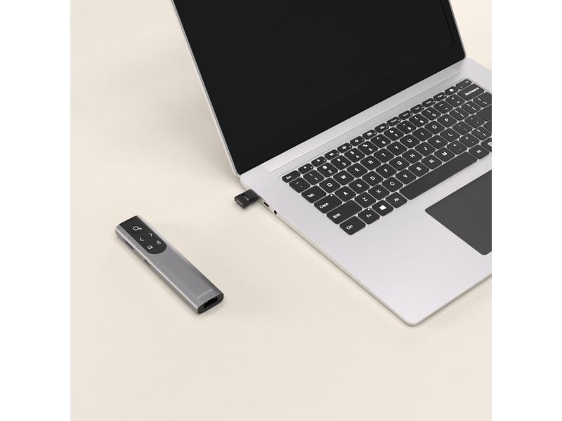 Marmitek Presenter WPR 400 Clicker mit digitalem Zeiger, Zoom und Air-Mouse-Funktion