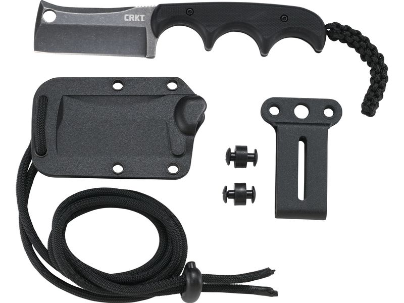 CRKT Taschenmesser Minimalist Cleaver Blackout Nackenmesser