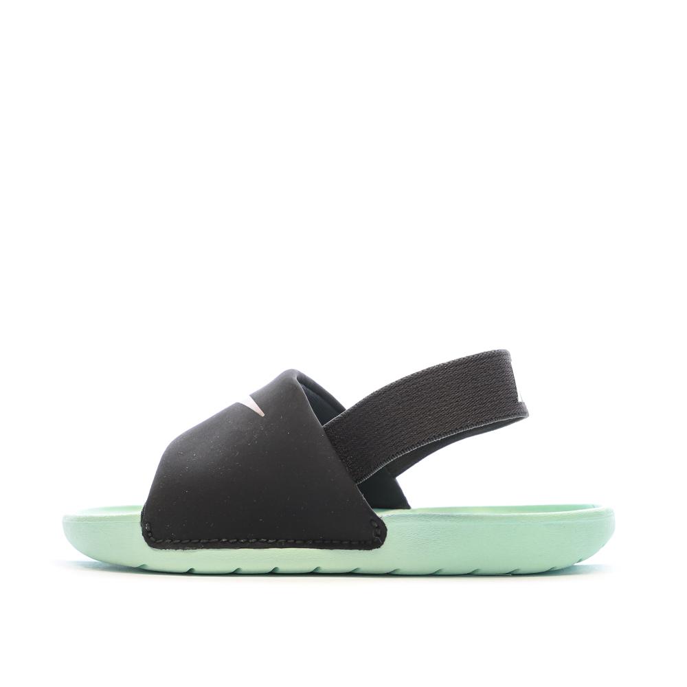 Nike Claquettes Vert/Noir Bébé Nike Kawa Slide