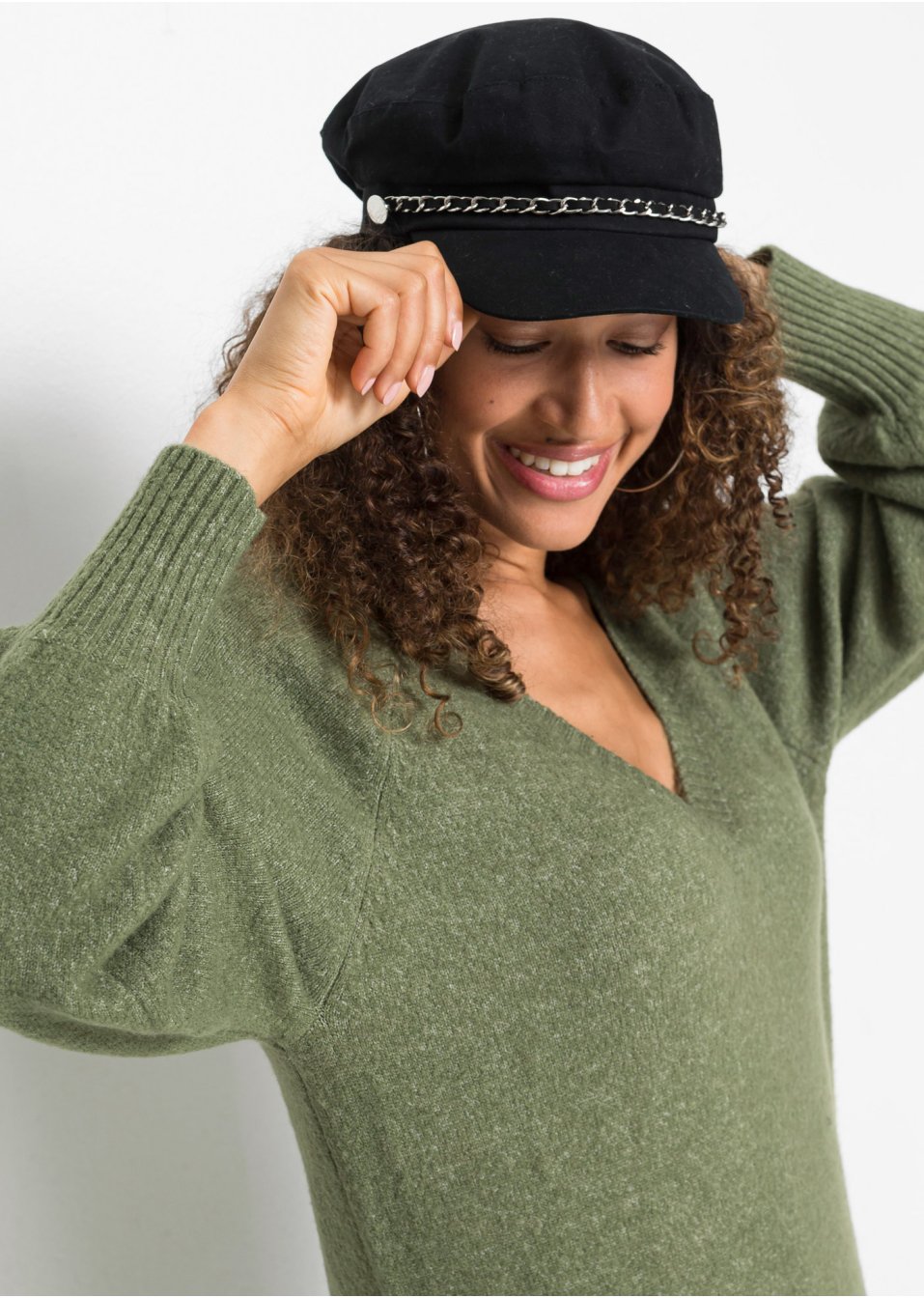 Robe en maille oversize