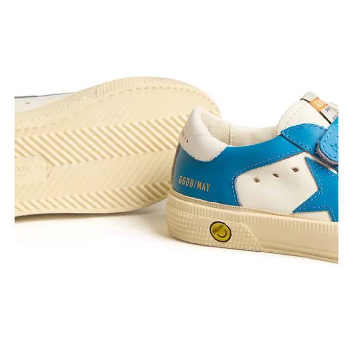 Golden Goose Baskets Scratchs May School | Bleu