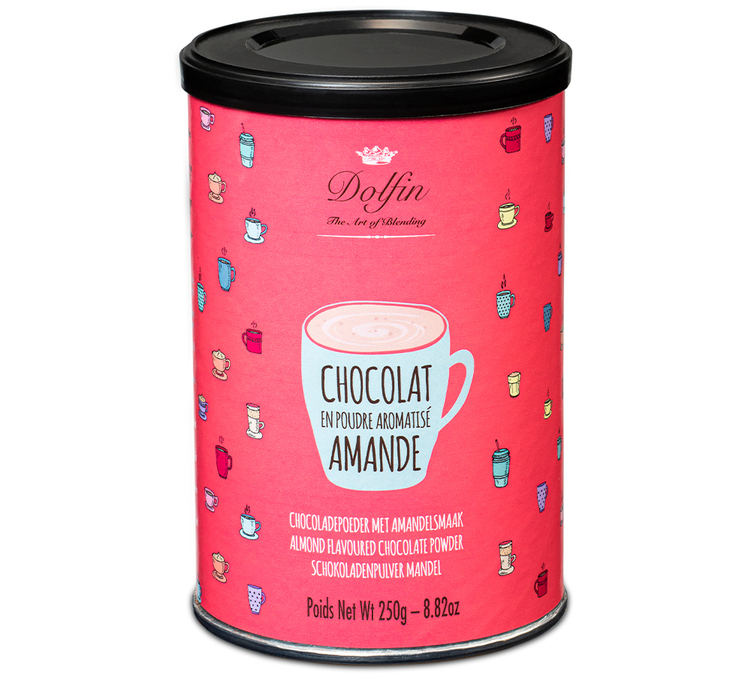 Chocolat en poudre aromatisé amande 250g - Dolfin