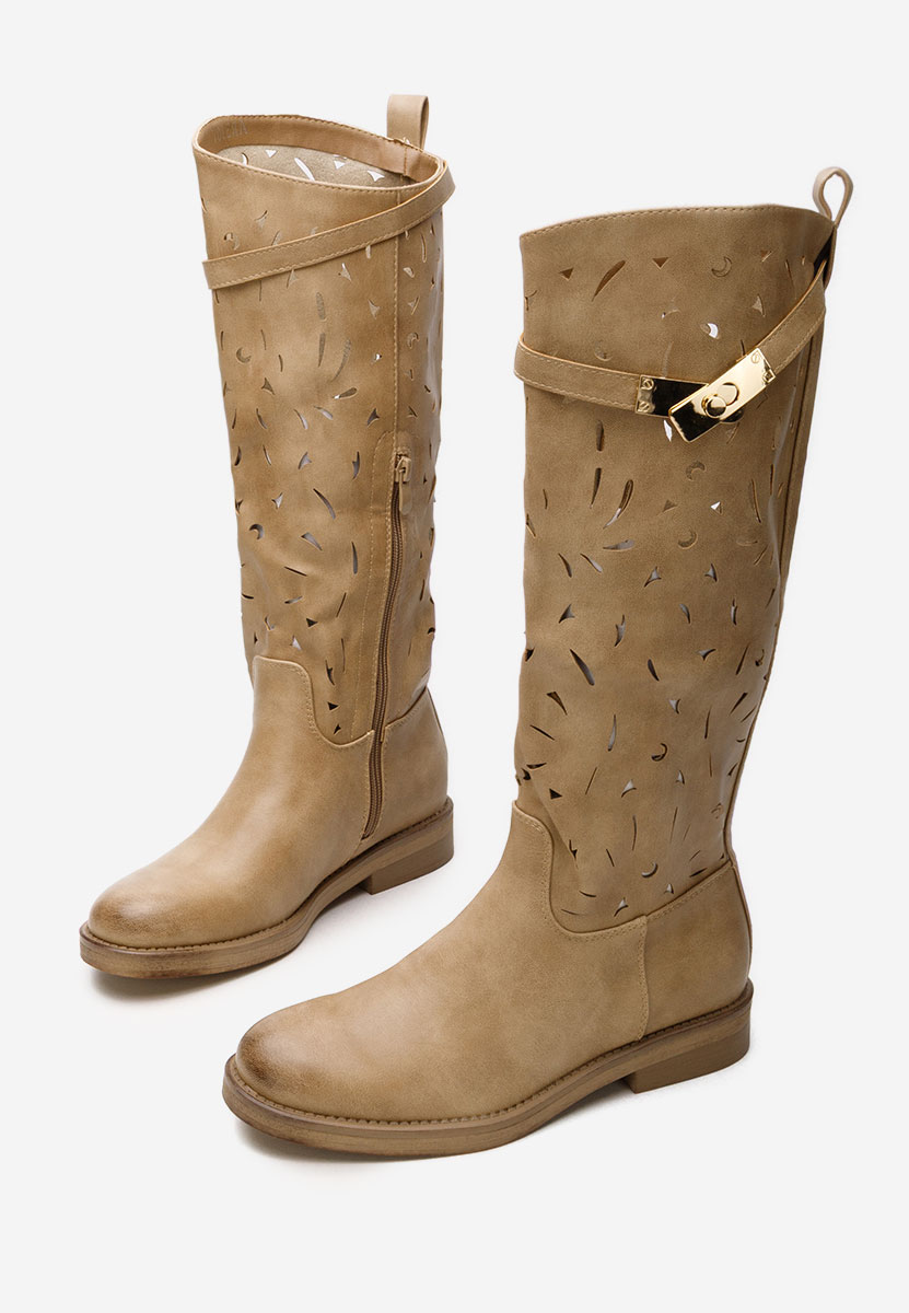 Bottes kaki Fara toc Florina