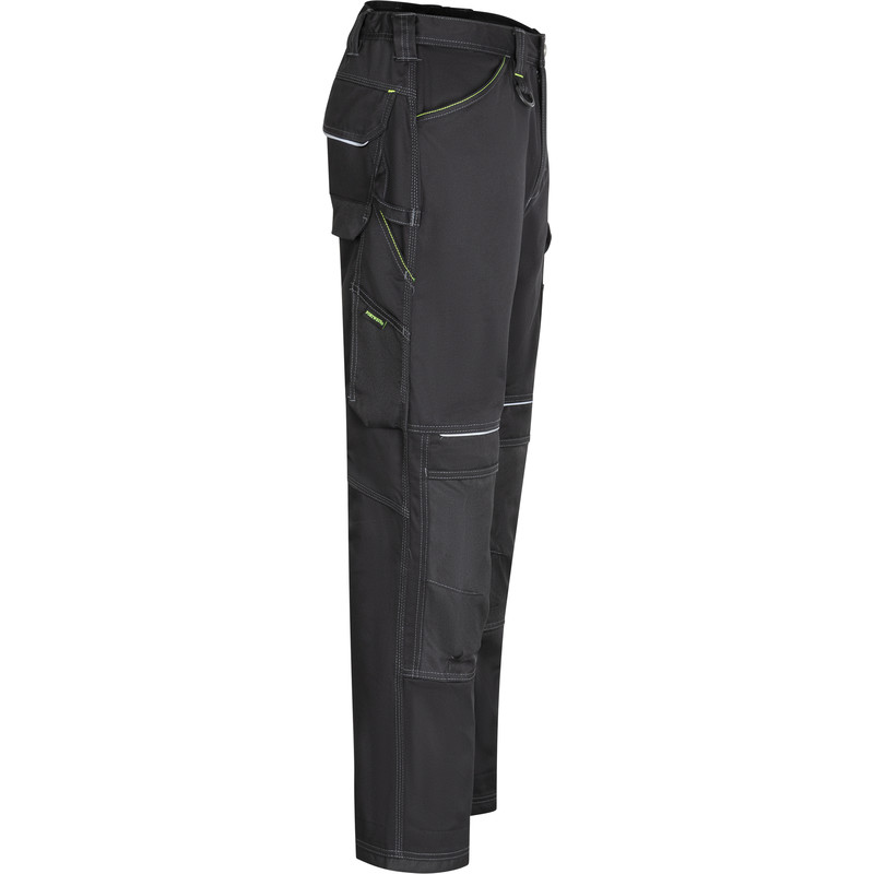Portwest Urban werkbroek met kniezakken + gratis kniestukken 50 zwart
