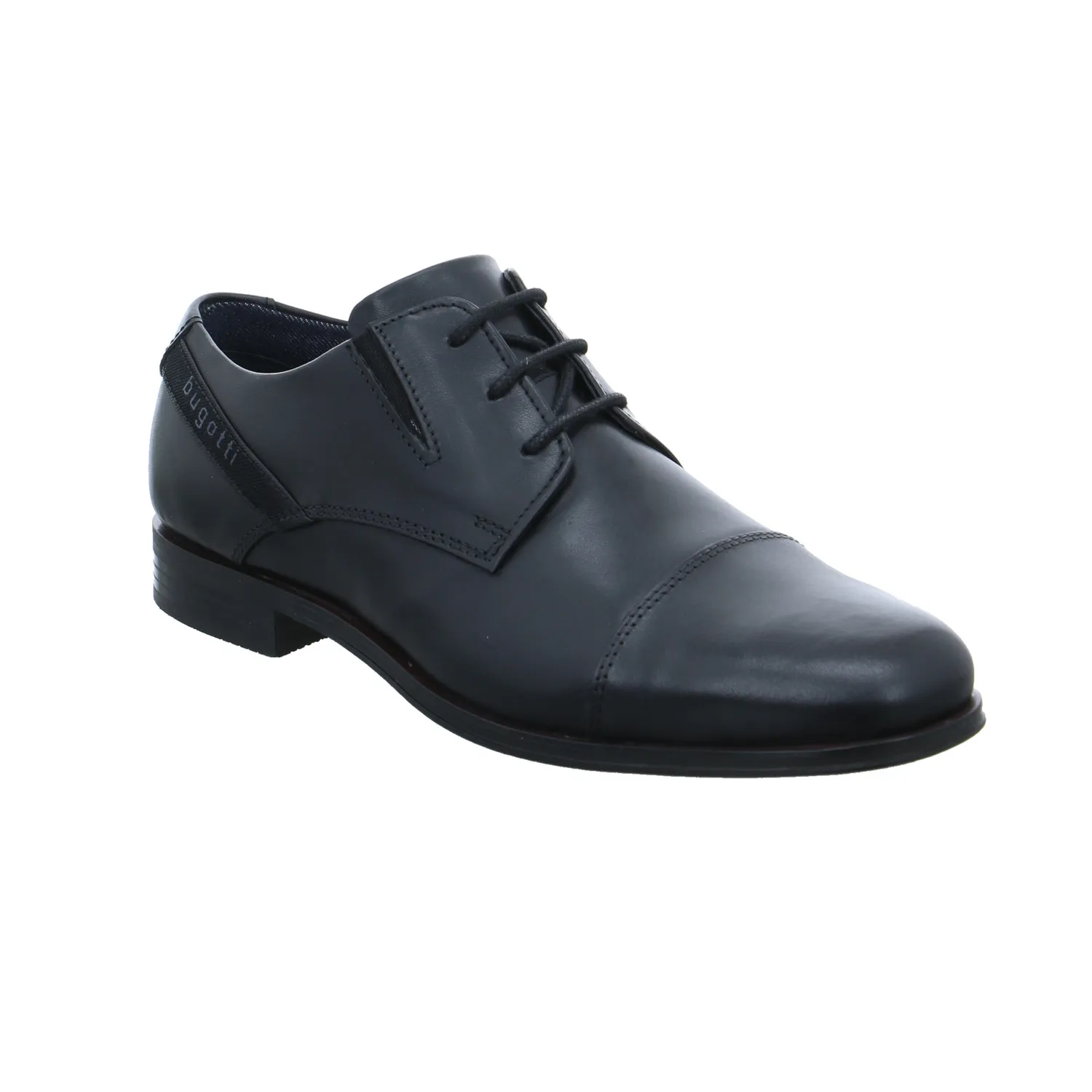 BUGATTI SHOES Halbschuh-City Schwarz Leder