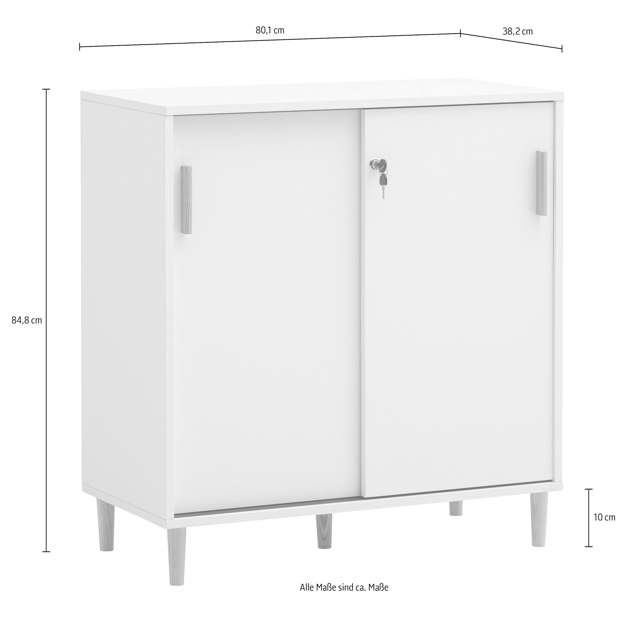 Schildmeyer Aktenschrank »Torge Aktenschrank, Breite 80 cm« 1 Stk. tlg. 2-fach Stapelbar
