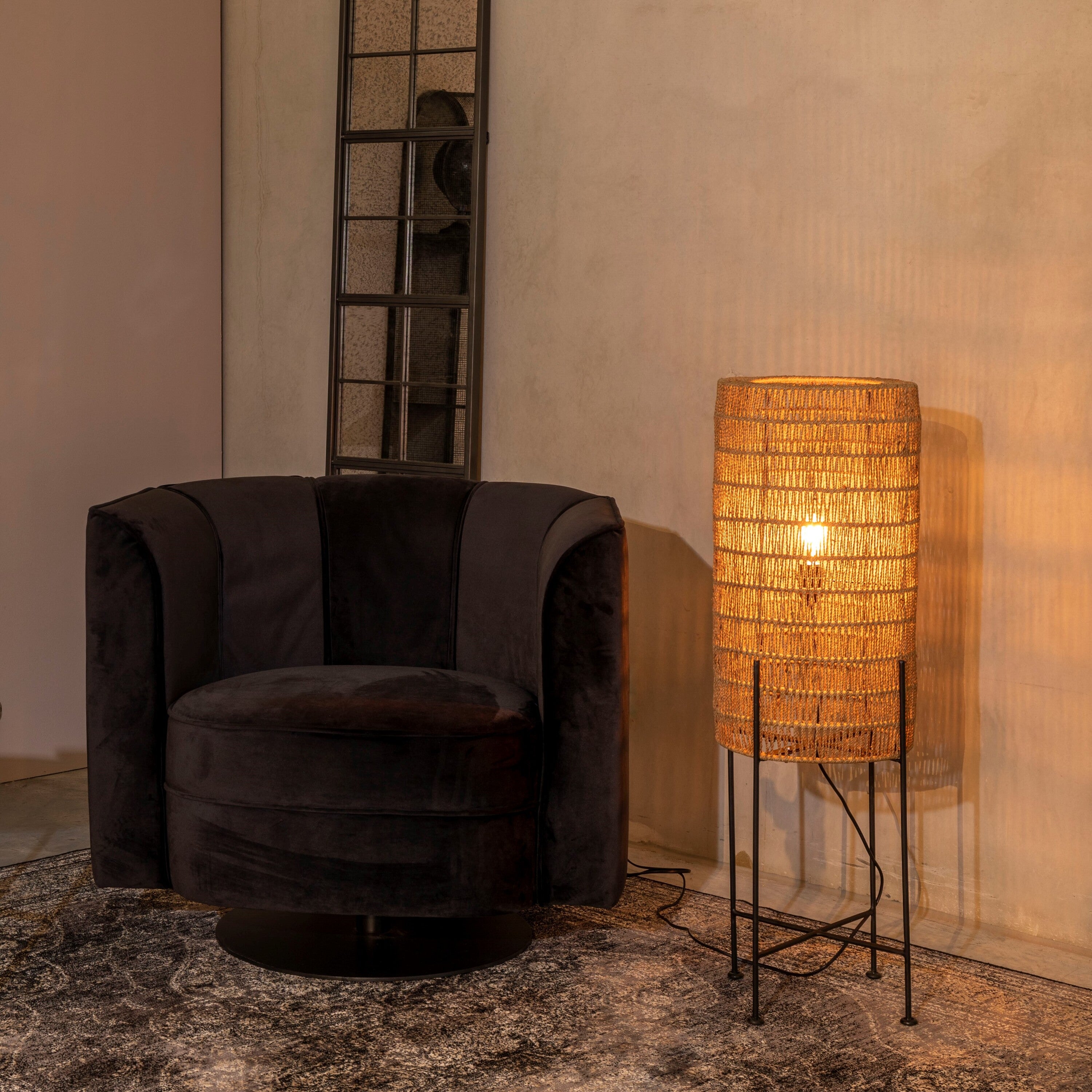 Dutchbone Kari Vloerlamp - Natural