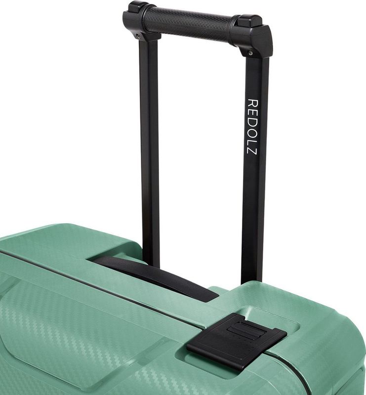 REDOLZ Essentials Harde Trolley Sea Green - Koffer S 55 cm - 40 Liter