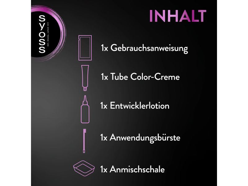 Syoss Augenbrauenfarbe 6-1 Dunkelblond Dauerhafte Augenbrauenfarbe mit Anwendungsbürste