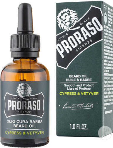Proraso Cypress And Vetyver Huile À Barbe Flacon 30ml