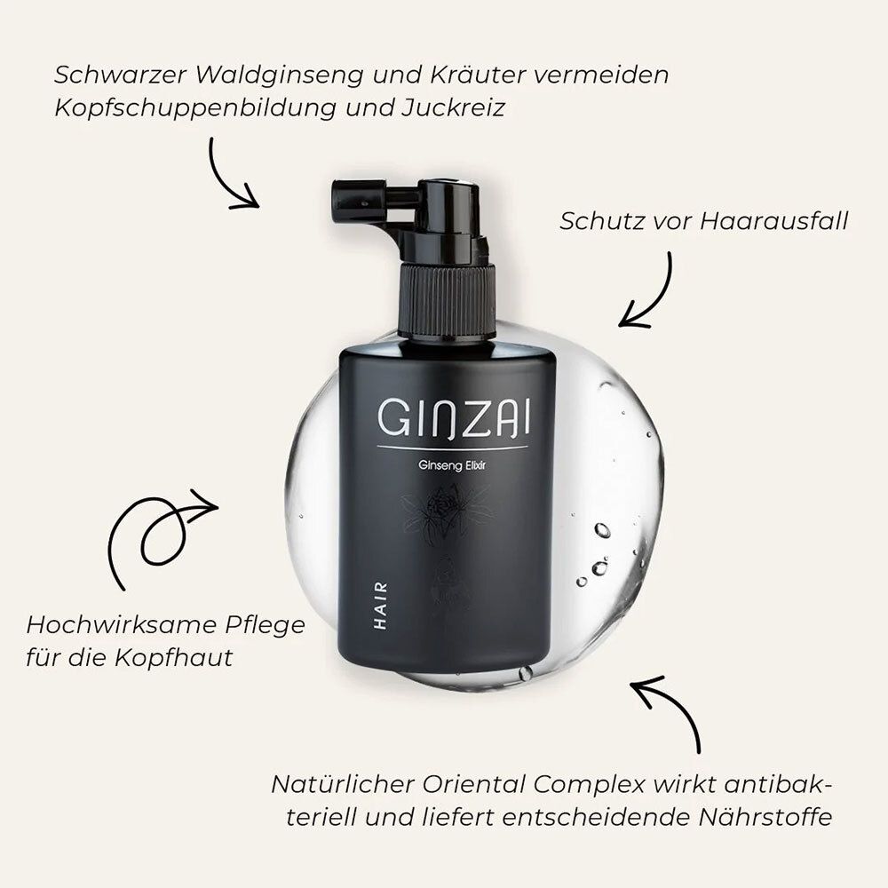 GINZAI Haarpflege-Elixir mit Ginseng