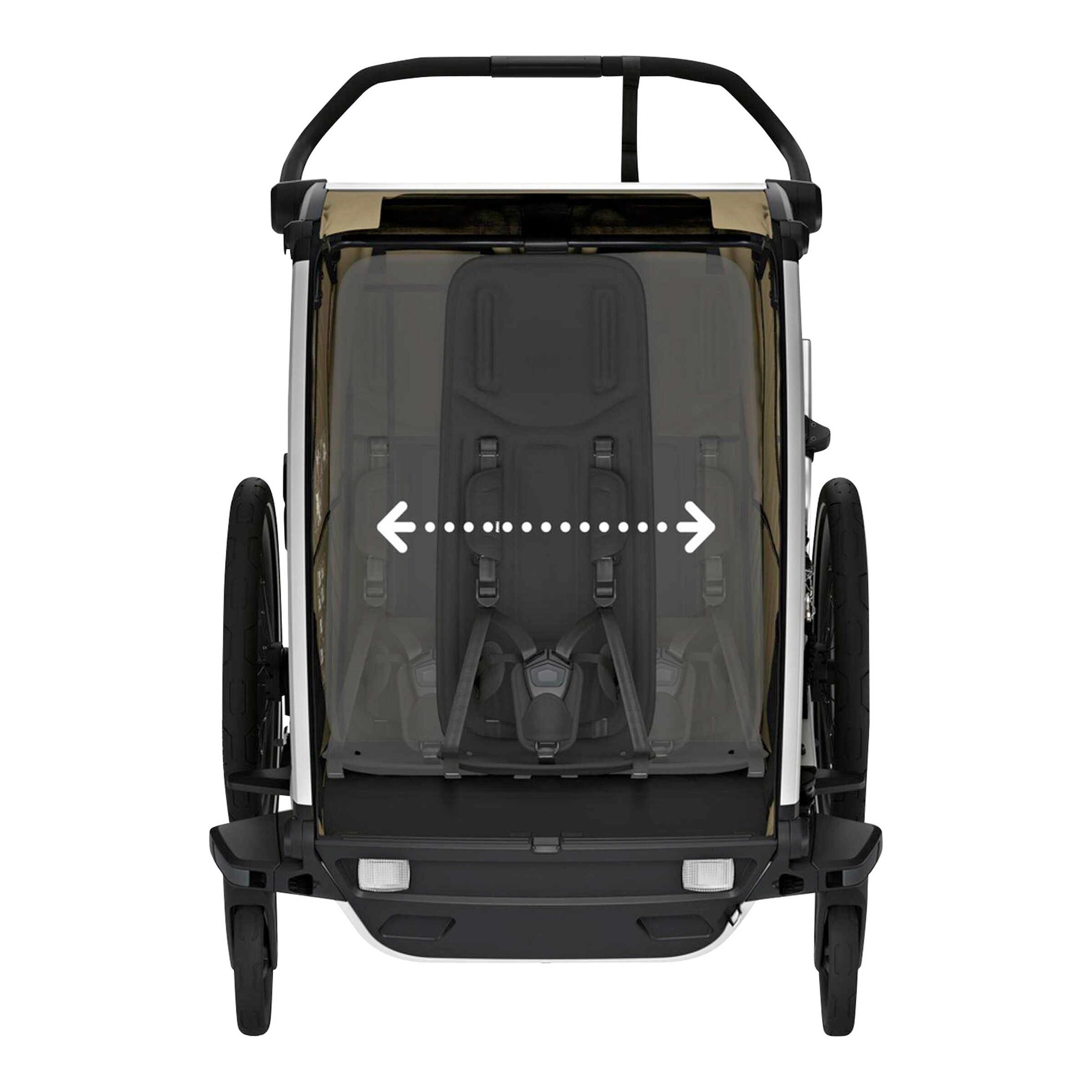 Thule Fahrradanhänger Chariot Cross 2 Double (2024) khaki