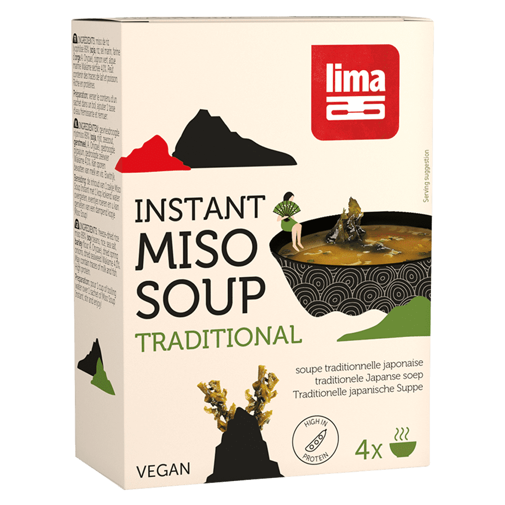 LIMA Miso Suppe<br>4 × 10 g, Instant