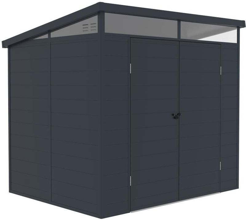 MINARO Tuinhuisje Antracietgrijs 4 m² met Vloer