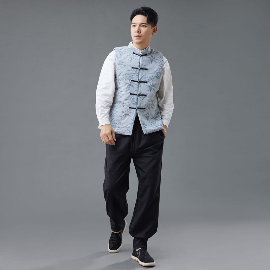 Sparrow Farm - Bloemen Kikker-Knopen Vest