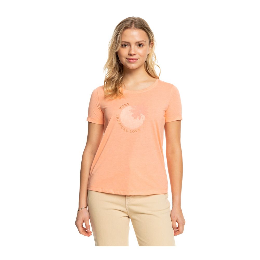 Roxy CHASING THE WAVE - Tee-shirt Femme papaya punch