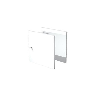 Jeu de 2 portes pour bibliothèque MAXICOLOR - blanc