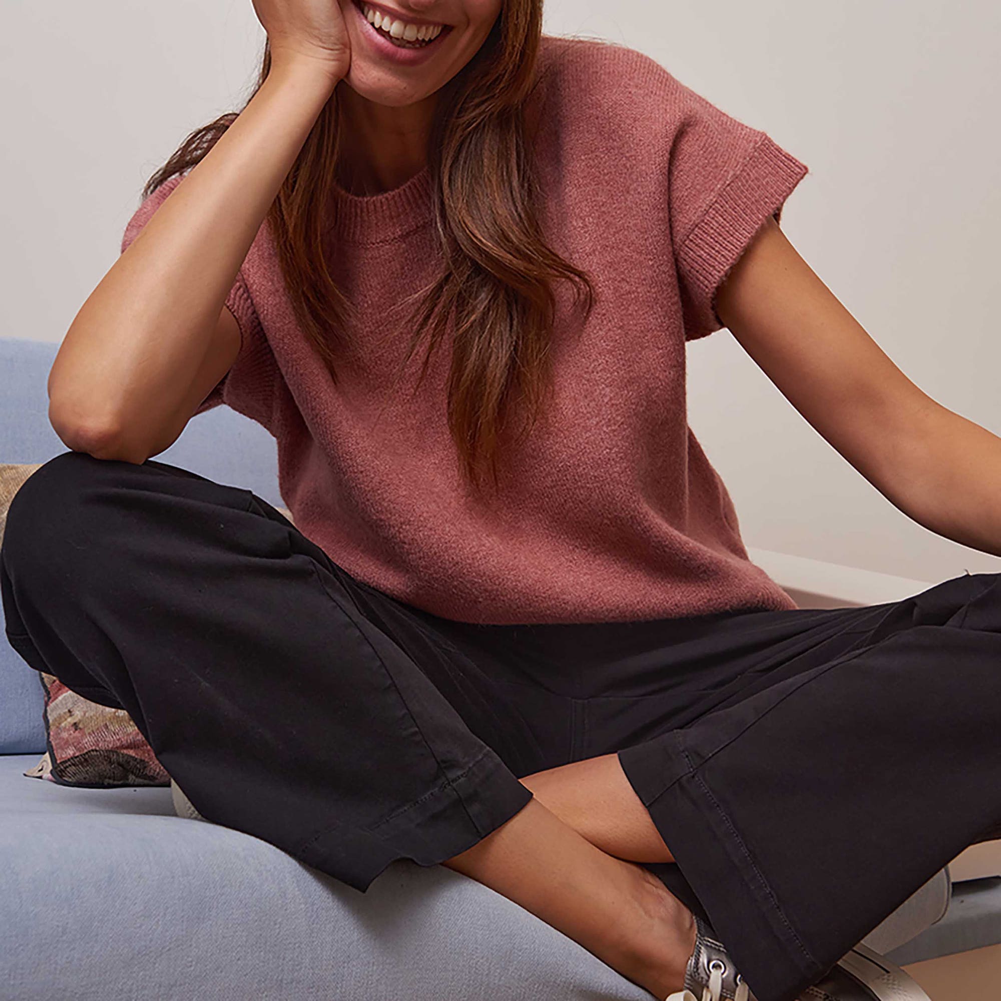 Pull Femme rose
