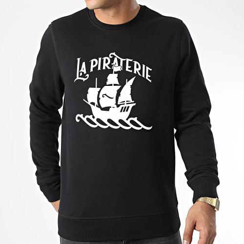 Sweat Crewneck Bateau Noir Blanc