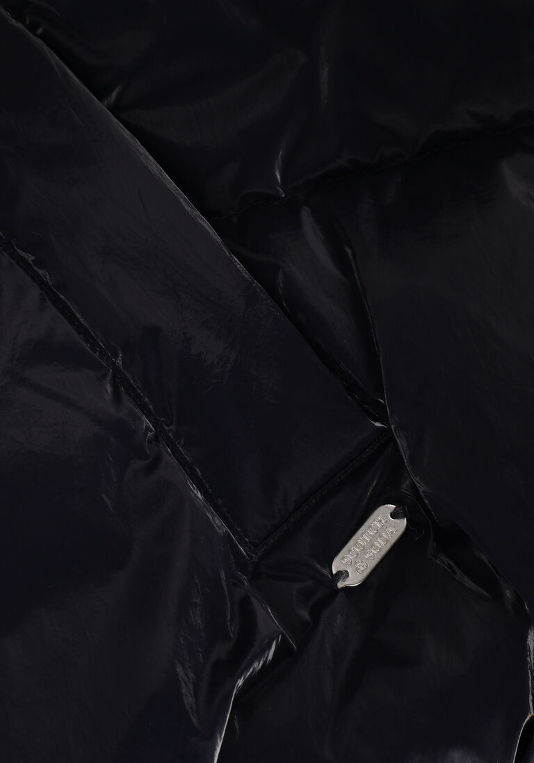 SCOTCH & SODA zwarte scotch & soda gewatteerde jas water repellent technical puffer jacket