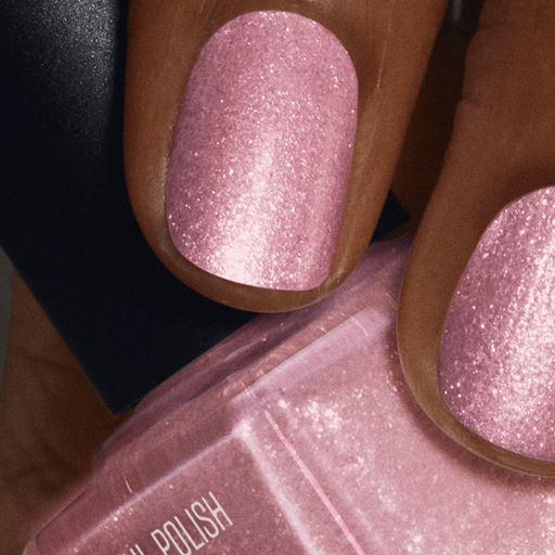 Nilens Jord Neglelak, Glitter Pink