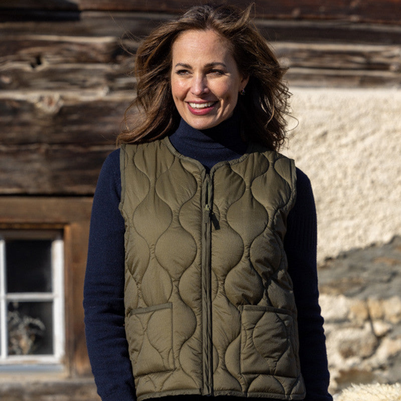 Frauen Thermo Gilet Avalon ivy green