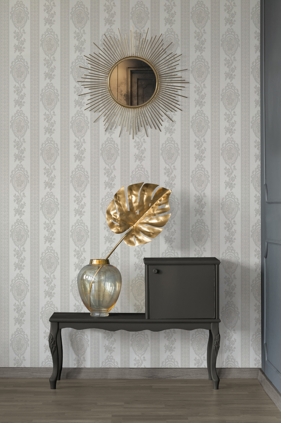 A.S. Creation Papiertapete - creme - Barock - 10 Meter