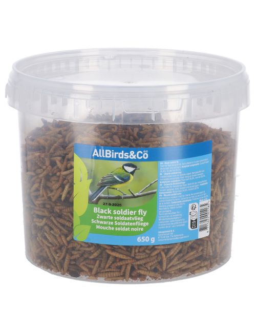 Allbirds&Co Black Soldier Fly In Emmer - Tuinvogelvoer - 650 g