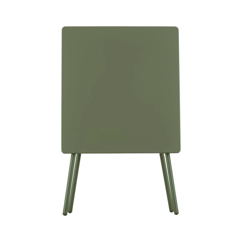 Faltbarer Gartentisch 64*70*72cm Balcony Stahl Grün Moss