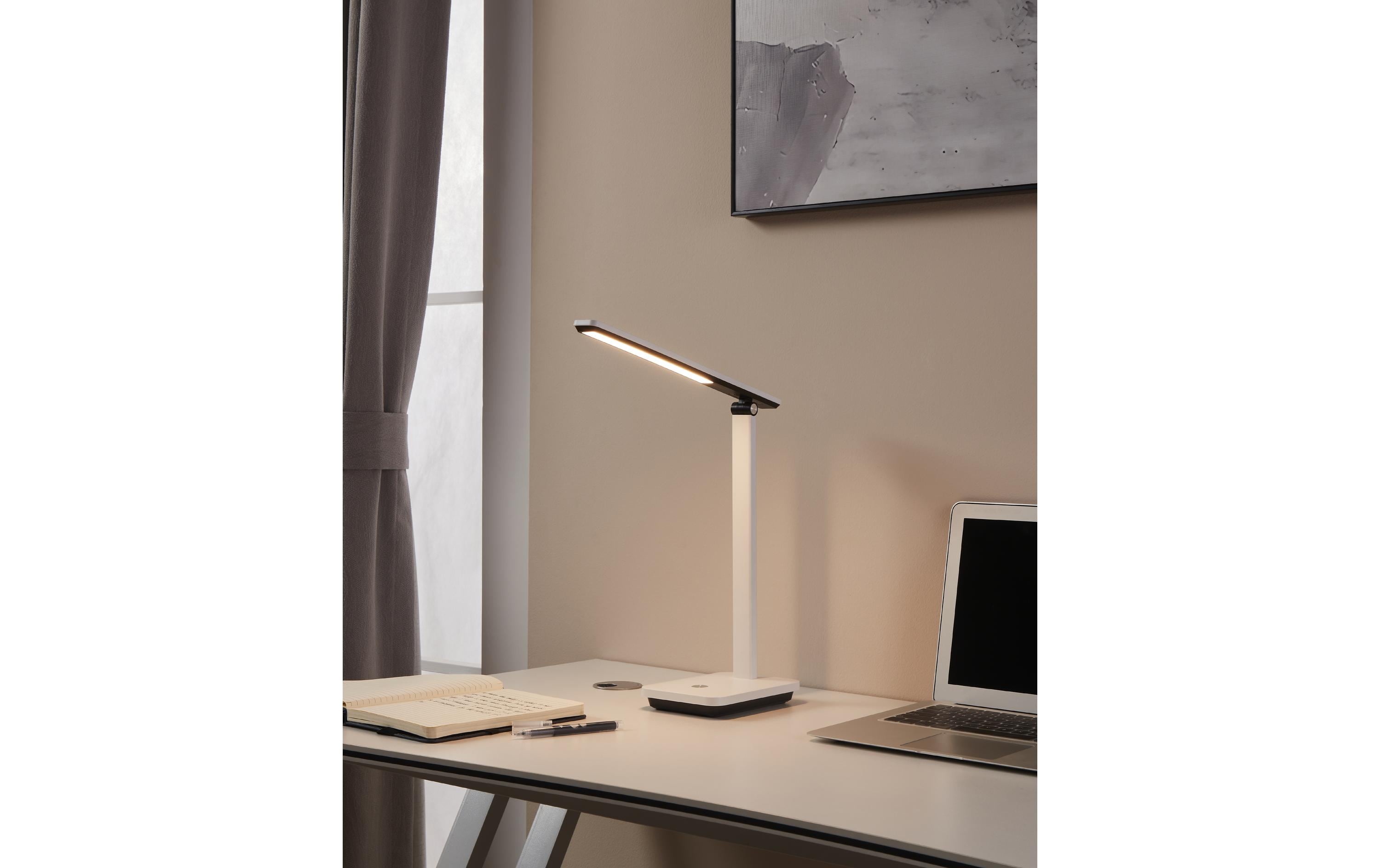 Tischleuchte INIESTA Weiss LED 3.6W 3000-6500KModerne LED-Tischleuchte mit Touch-Bedienung und verstellbarer Farbtemperatur