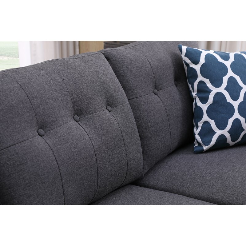 Yadira 84&prime;&prime; Wide Reversible Sofa & Chaise