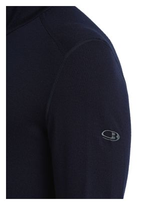 Baselayer Icebreaker 1/2 Zip Merino 260 Tech Bleu