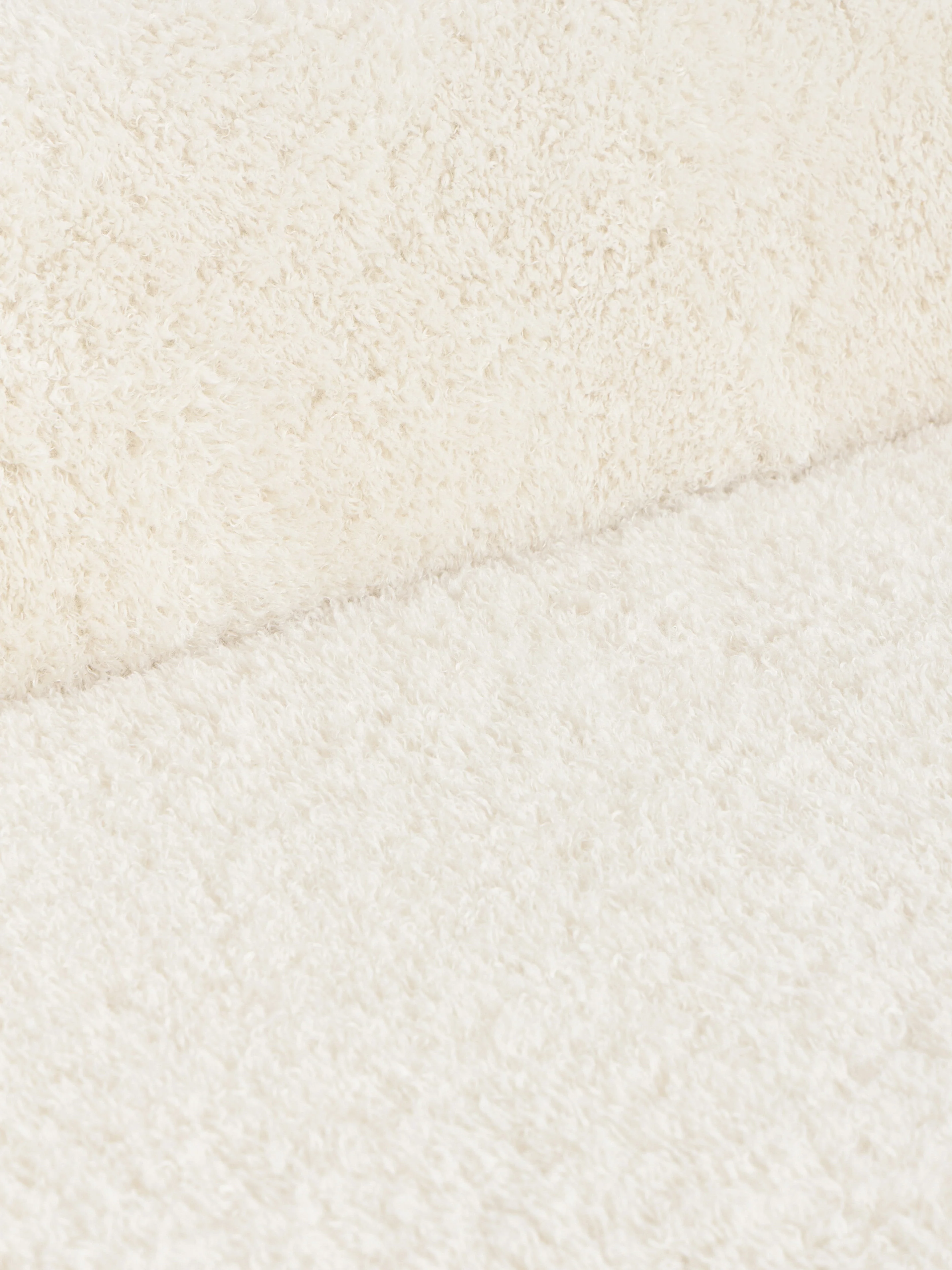 Modulaire teddy-hoekbank Wolke (4-zits)