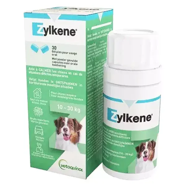 Vetoquinol Zylkene Chien de 10 à 30kg 30 gélules