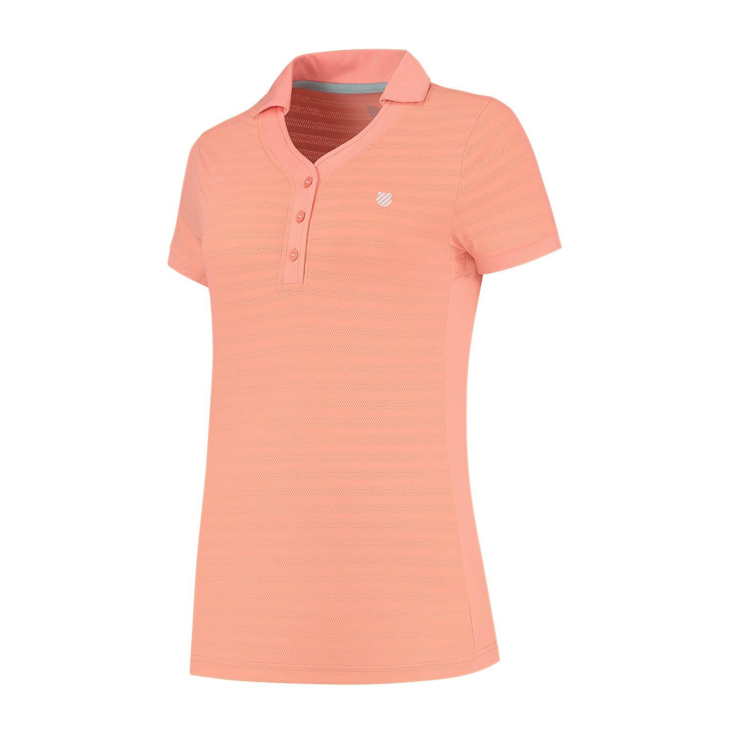 K Swiss Short Sleeve Polo Shirt Womens