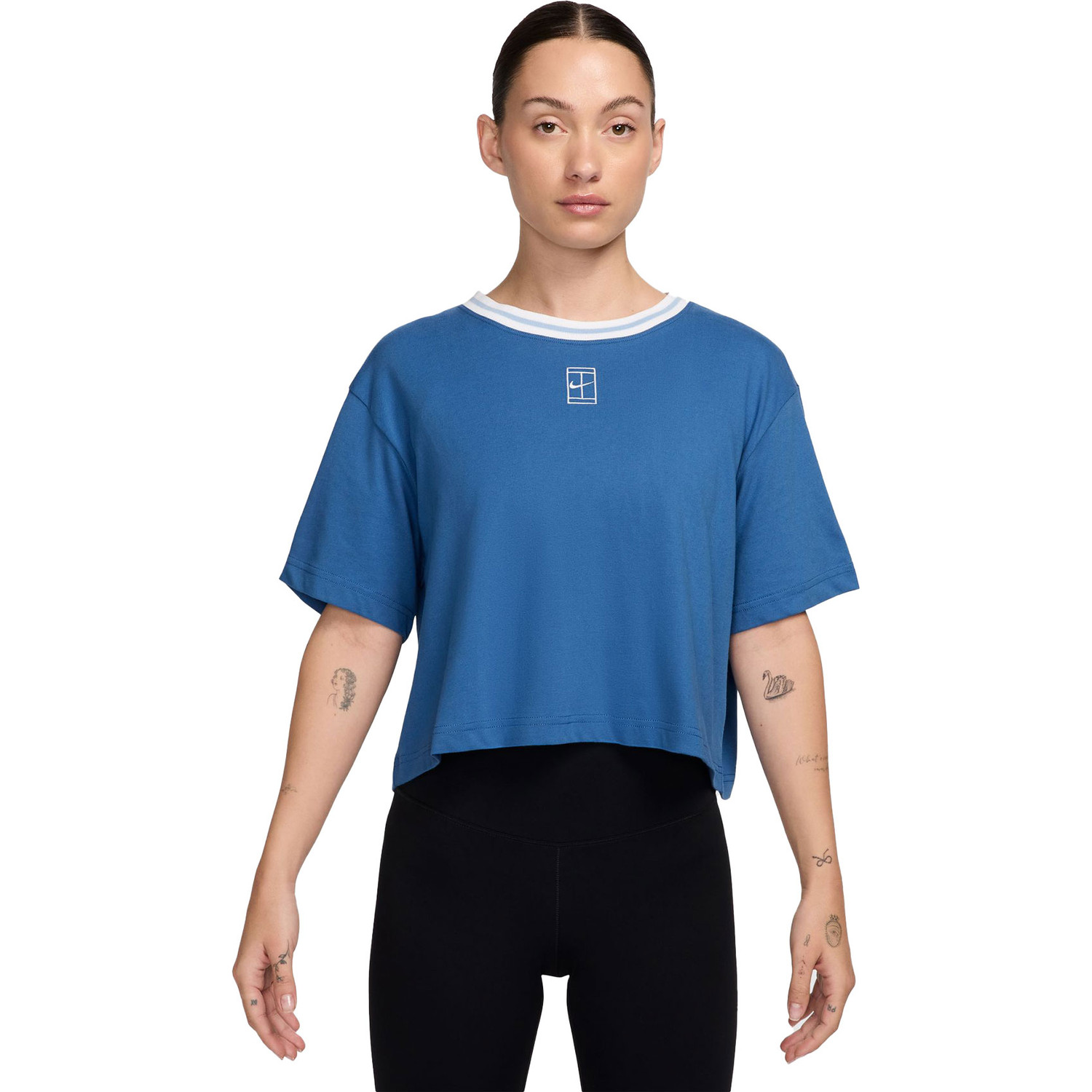Nike Court Heritage Cropped Tee