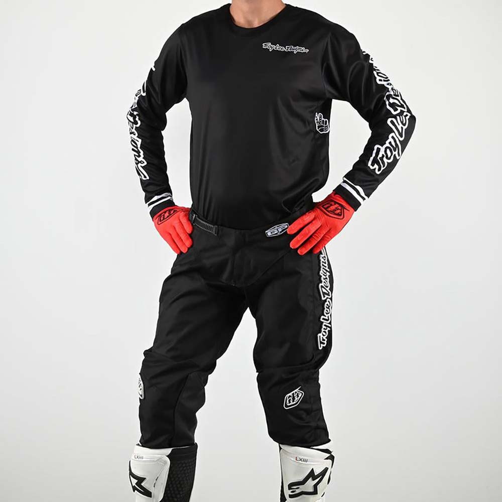 Troy Lee Designs - Maillot GP Mono Noir / Blanc