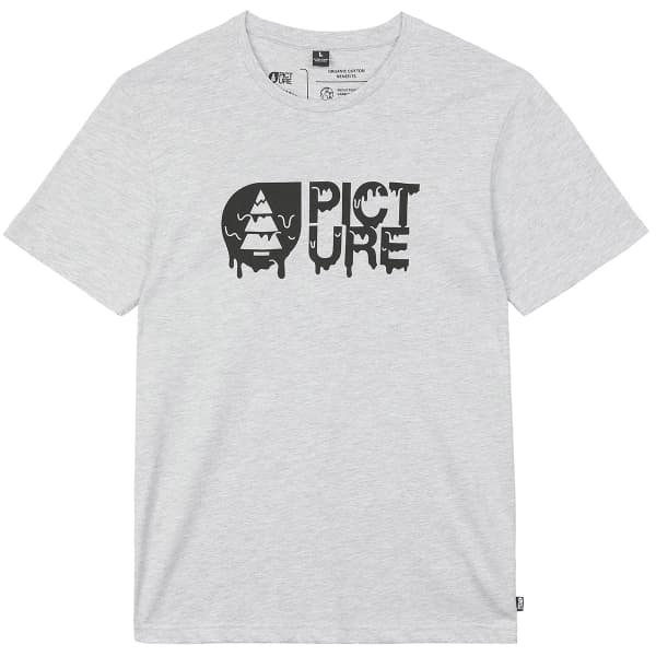 T-shirt randonnée PICTURE BASEMENT DRAYTON TEE GREY MELANGE