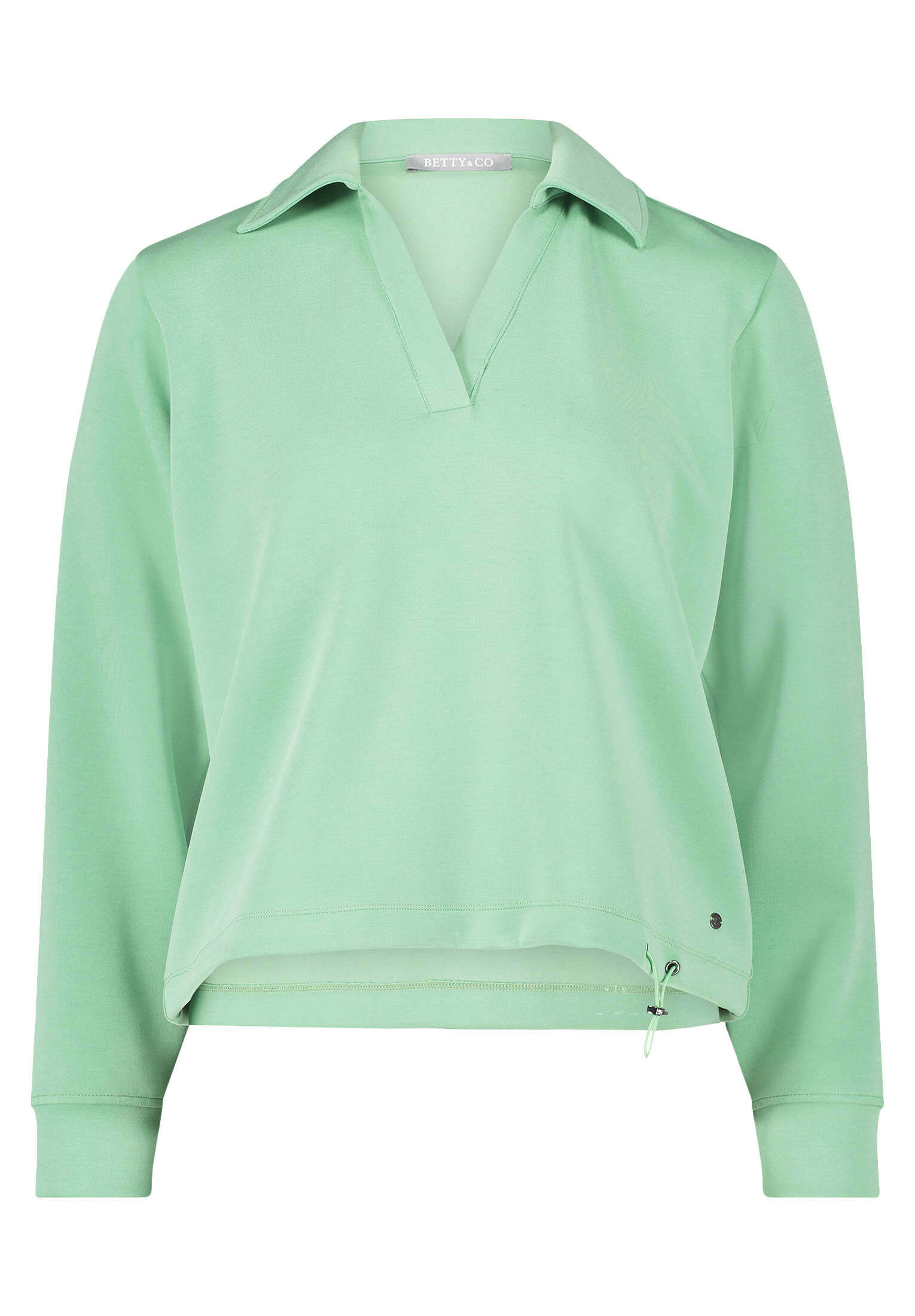 Betty & Co| Damen Sweatshirt mit Kragen
