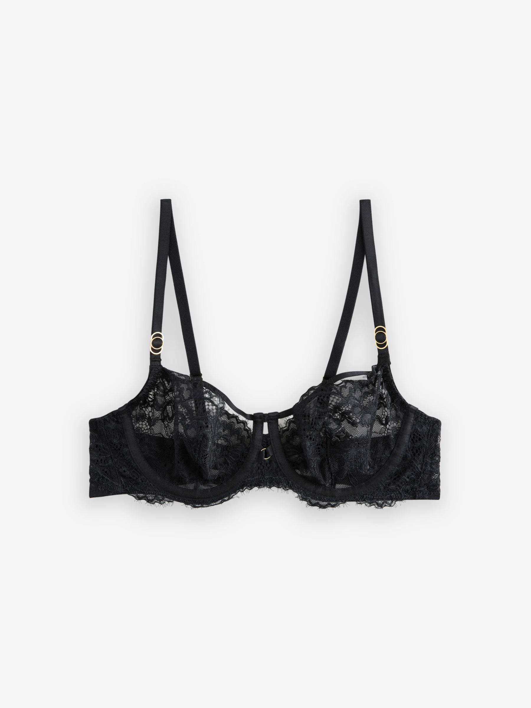 Zwart - A-E Lace Bra