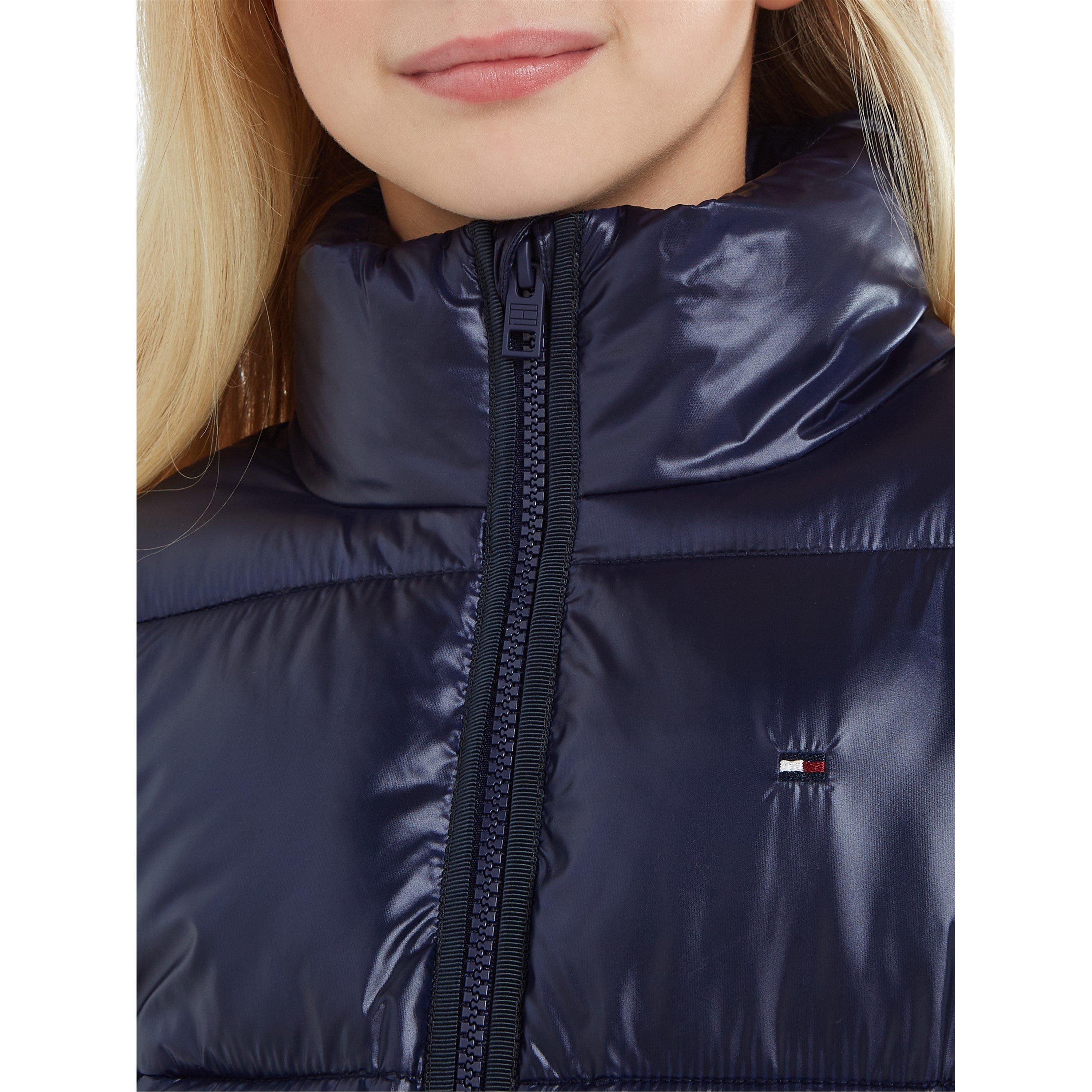 Tommy Hilfiger Glossy Puffer Jacket Juniors