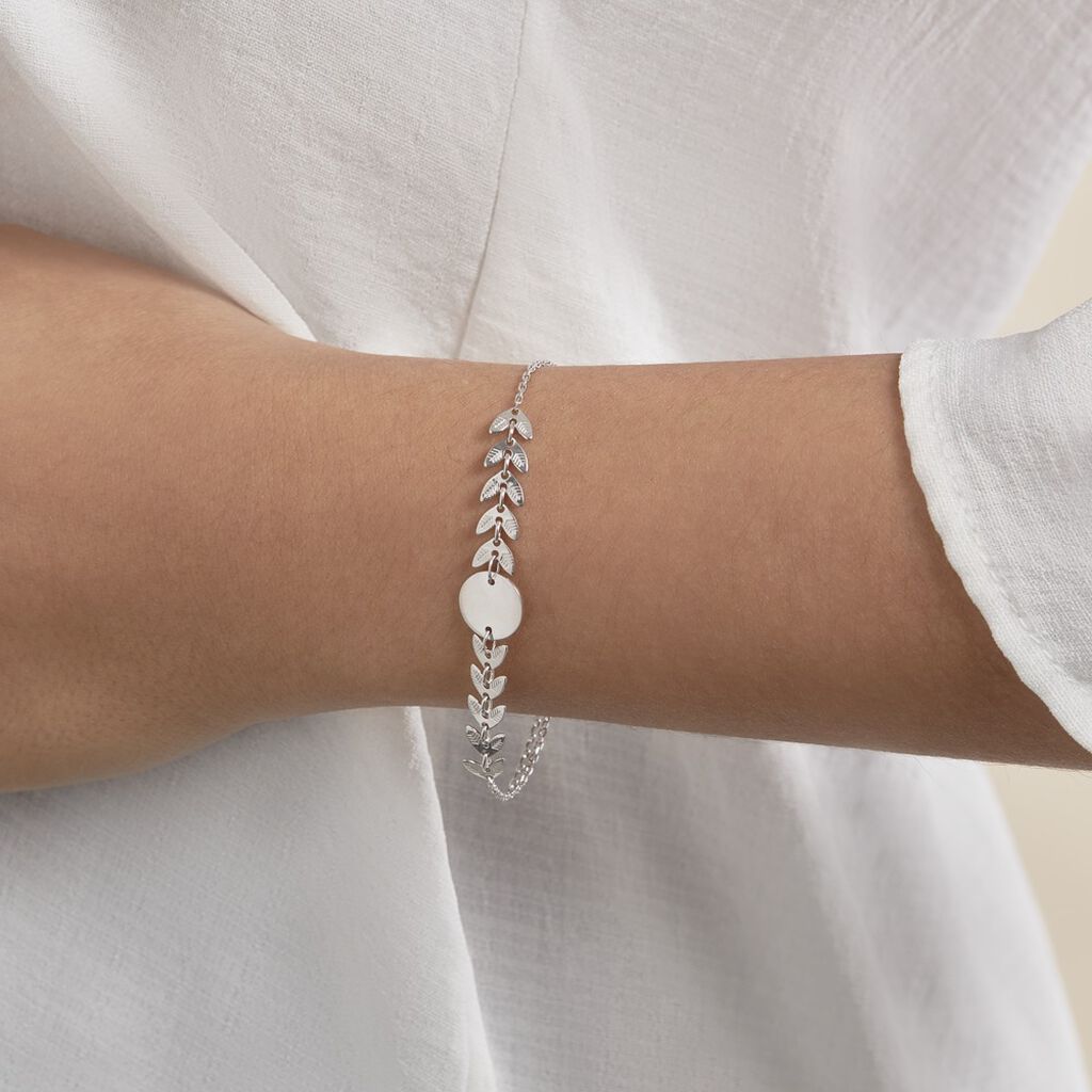 Bracelet Noela Argent Blanc