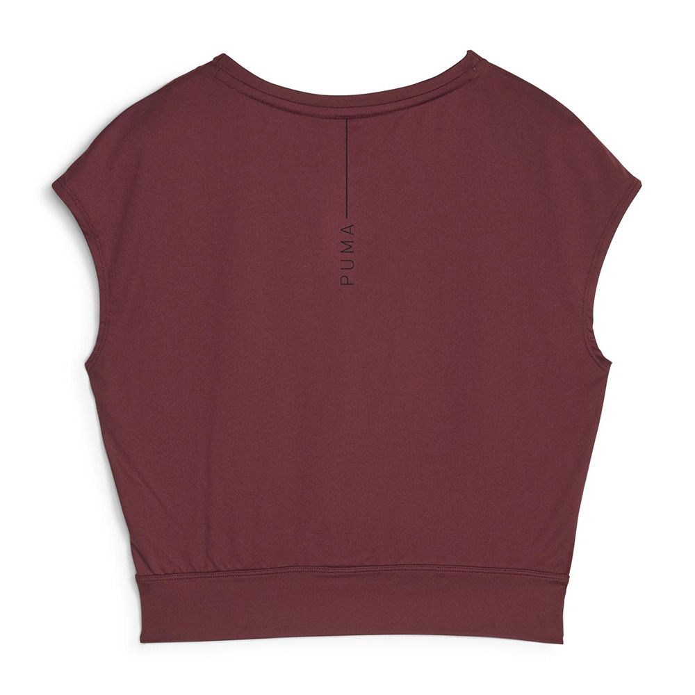 Puma W STUD YOG TREND TEE - Maillot Femme dark jasper