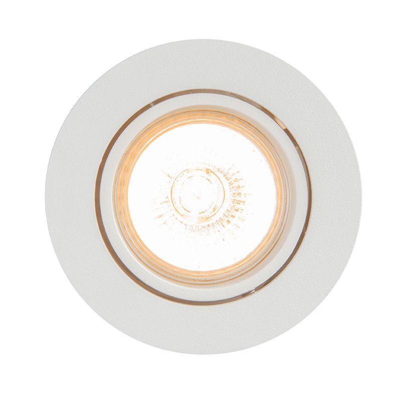 Moderne inbouwspot wit kantelbaar - Cisco