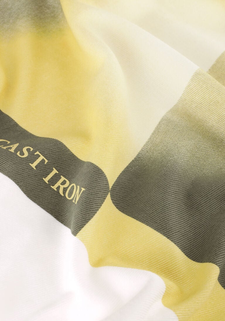 CAST IRON lichtgrijze cast iron t-shirt short sleeve r-neck regular fit twill