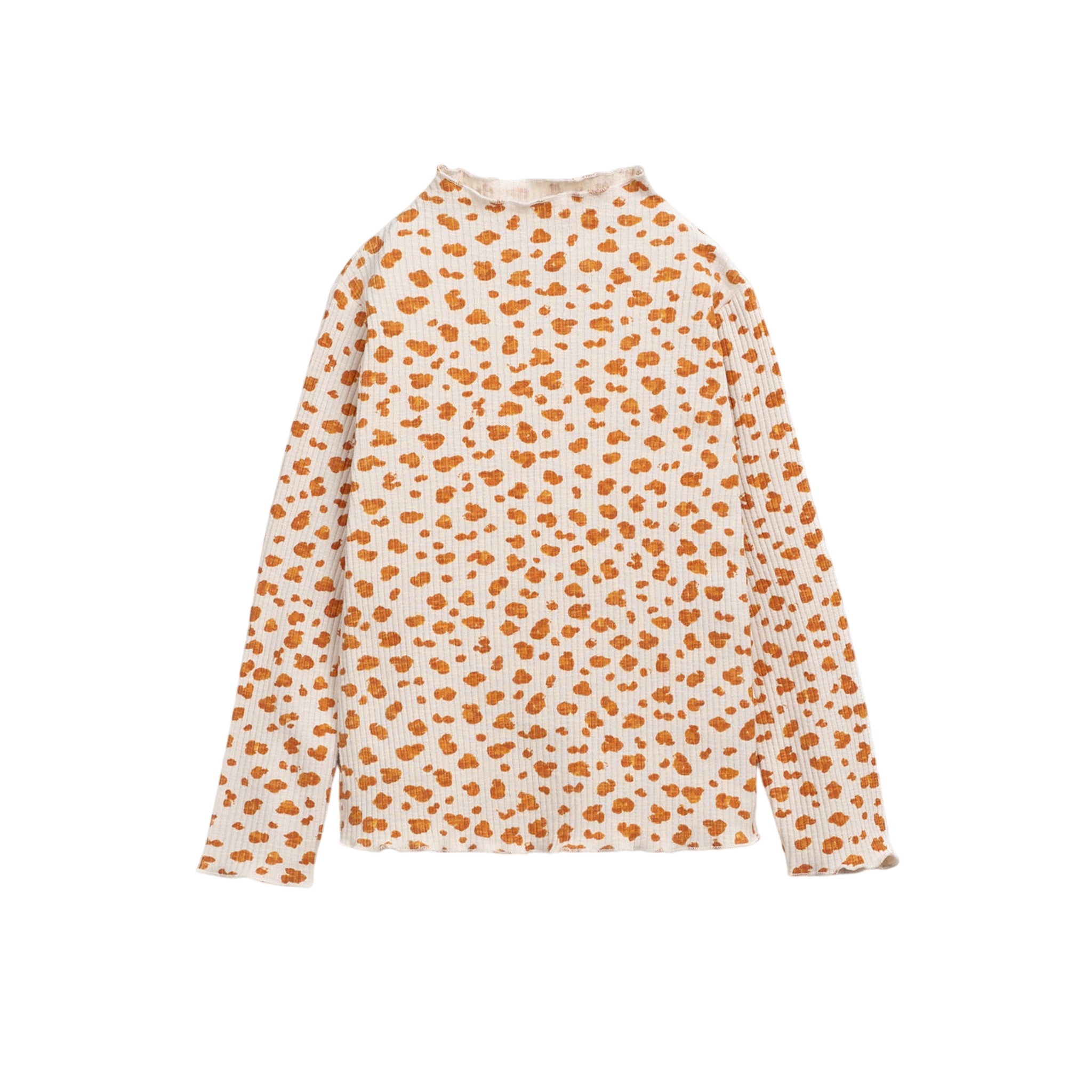 Langarmshirt Rib Flamé Tones