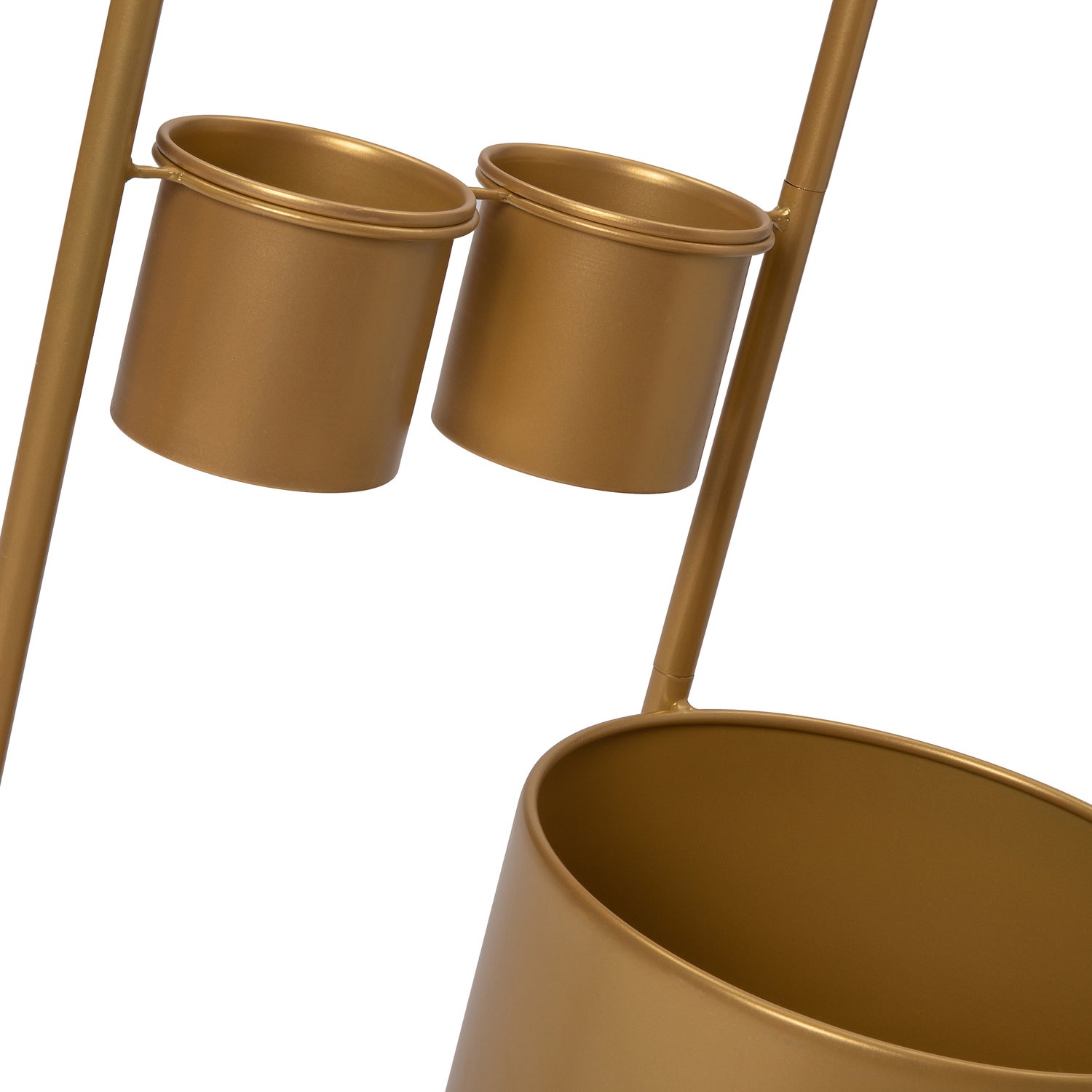 Intratuin bloempot op standaard Nena goud D 28 H 85 cm