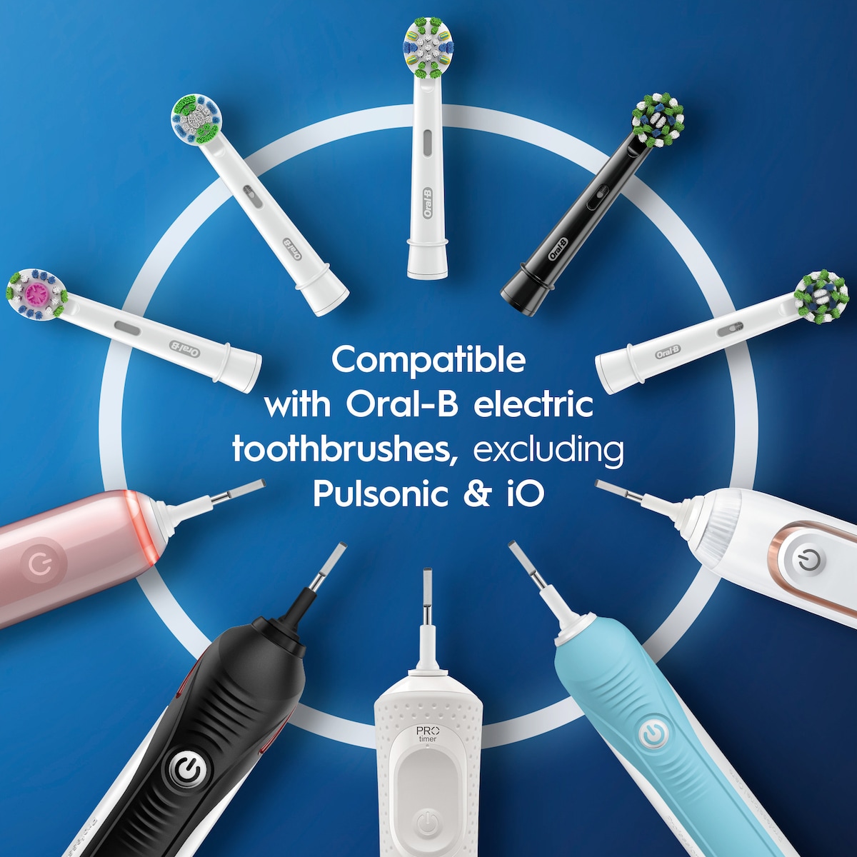 Oral-B Precision tannbørstehoder 321798 (6-pakning)