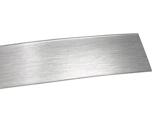PMMA rand 2x23mm golf roestvrij staal geborsteld DC182R rol = 10m