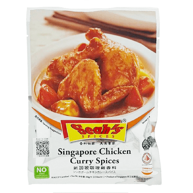 Seah'S Singapore Kip Curry Kruiden 66g